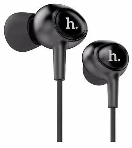 Наушники с микрофоном Hoco M3 Black (шнур 1.2м)