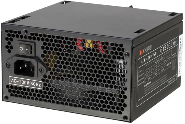 ACC-600-NP Блок питания Accord ATX 600W ACC-600W-NP (20+4pin) 120mm fan 4xSATA