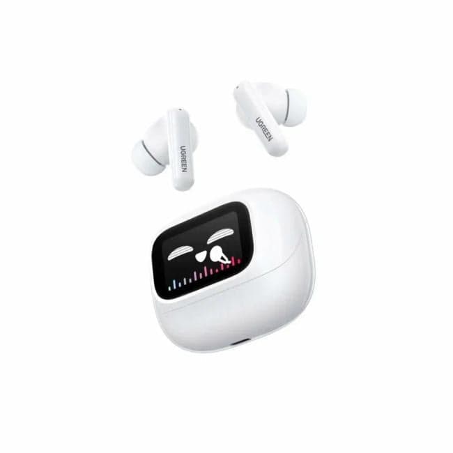 55137_ Беспроводные наушники UGREEN WS211 (55137) Earbuds HiTune T6 Magic Active Noise-Cancelling. Цвет: белый