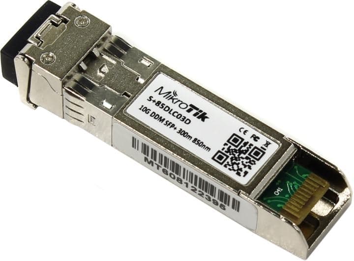 MikroTik <S+85DLC03D(I)> Модуль SFP+ (Duplex, LC, MM)
