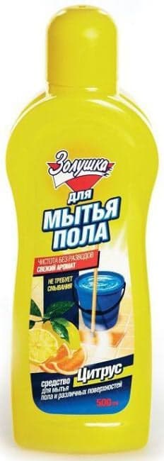 Средство для мытья пола Золушка 0.5л для полов/стен цитрус (М09-1)