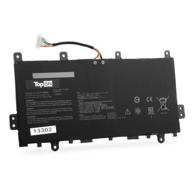 TopON TOP-ASC523 Аккумулятор для ноутбука Asus Chromebook C523NA. 7.7V 4800mAh. PN: C21N1808