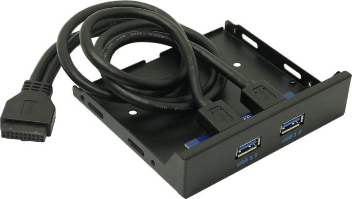 Espada <EBrFr-2USB3> USB3.0 2-port Front Panel (крепление на лицевую панель корпуса 3.5")