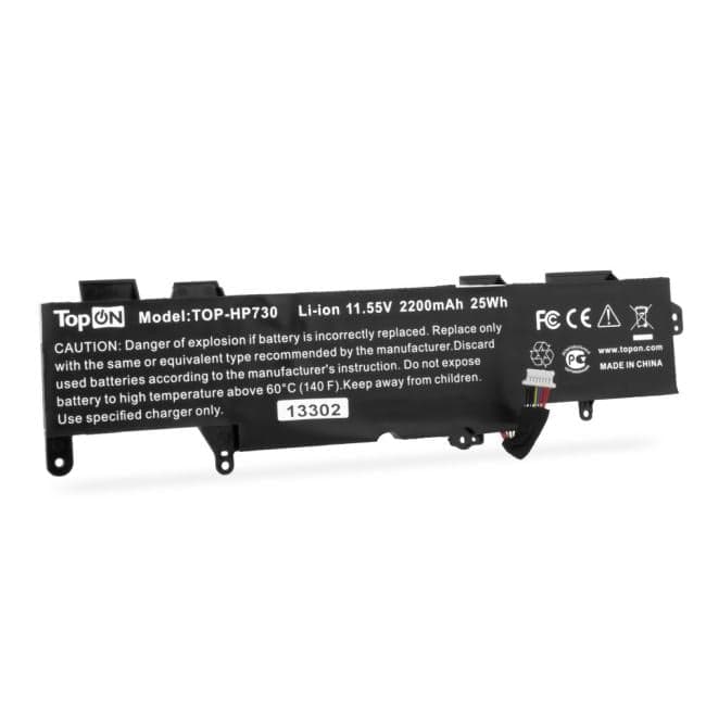 TopON TOP-HP730 <103294> аккумулятор для ноутбуков HP (Li-Ion, 11.55V, 2200mAh)