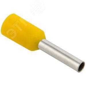 Наконечник IEK UGN10-001-D14-08 кабельный НШвИ 1-8 желтый Е1008 (100шт)