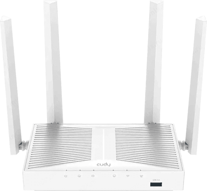 CUDY <WR1300S> AC1200 Dual Band Wi-Fi Router (4UTP 1000Mbps, 1WAN, 802.11a/b/g/n/ac, USB3.0)