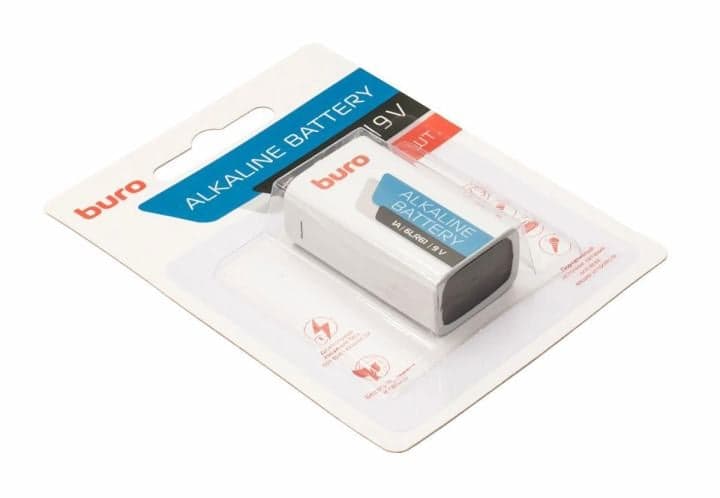 Buro <1776134> (6LR61) 9V, щелочной (alkaline), типа "Крона" <56042>
