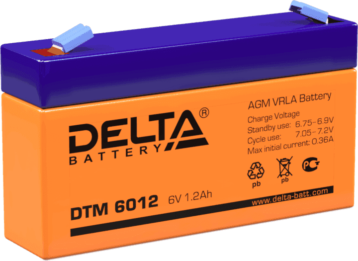 Аккумулятор Delta DTM 6012