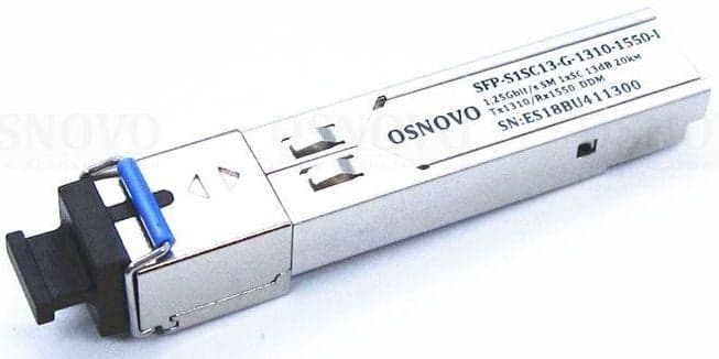 Osnovo <SFP-S1SC13-G-1310-1550-I> Модуль SFP (Simplex SC, SM)