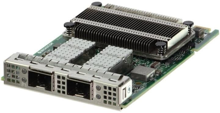 540-BCOR DELL Broadcom 57414 Dual Port 10/25GbE SFP28, OCP NIC 3.0 Customer Install