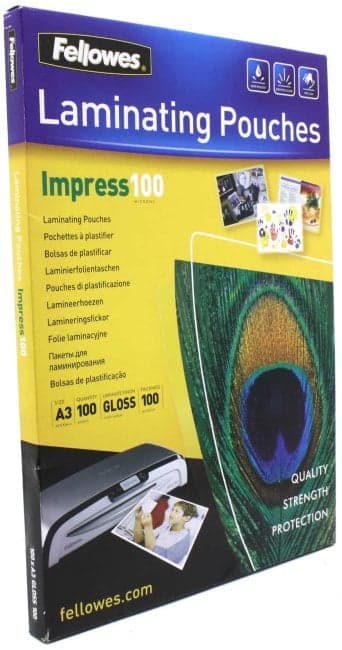 Fellowes <53512> Пакеты для ламинирования (A3, 100мкм, уп. 100 шт)