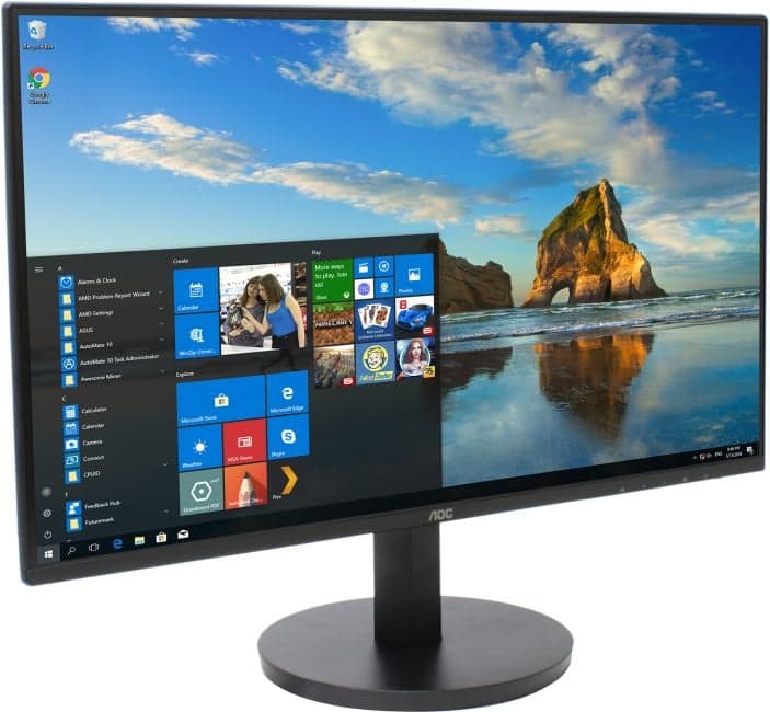 23.8" ЖК монитор AOC 24B3QA2 <Black> (LCD, 1920x1080, D-Sub, HDMI)