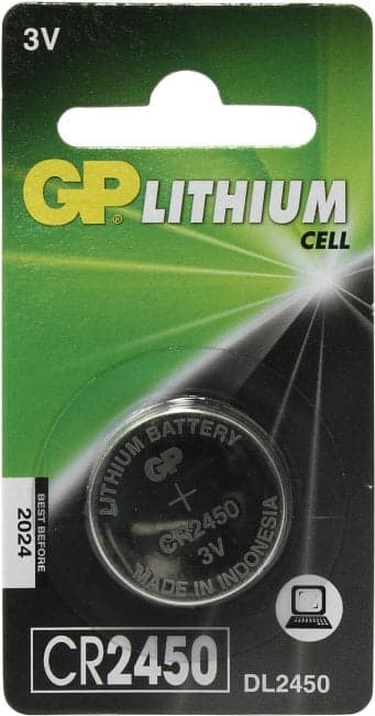 GP Lithium Cell CR2450 (Li, 3V)