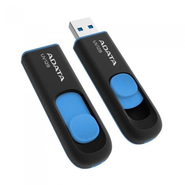 ADATA DashDrive UV128 <AUV128-256G-RBE> USB3.2 Flash Drive 256Gb