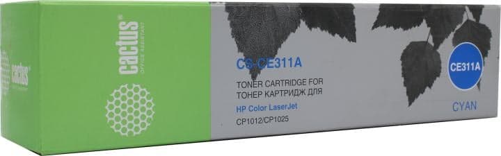 Картридж Cactus CS-CE311A Cyan для HP Color LJ CP1012/CP1025