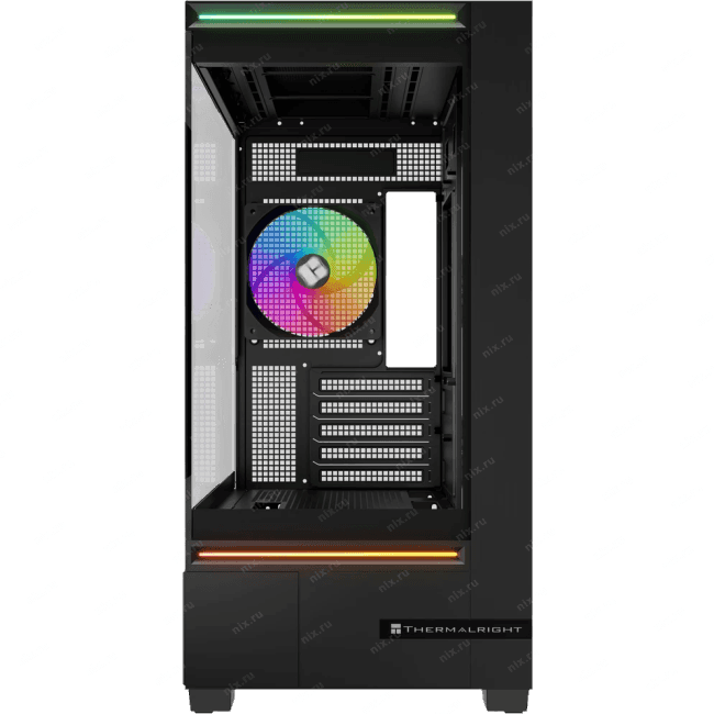 Thermalright Корпус M10 Black FAN4-C / TG / 4x120mm ARGB PWM Fans / USB TYPE-C / mATX / TRTLM10BF4C
