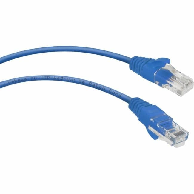 PC-UTP-RJ45-Cat.5e-0.5m-BL Cabeus PC-UTP-RJ45-Cat.5e-0.5m-BL Патч-корд U/UTP, категория 5е, 2xRJ45/8p8c, неэкранированн