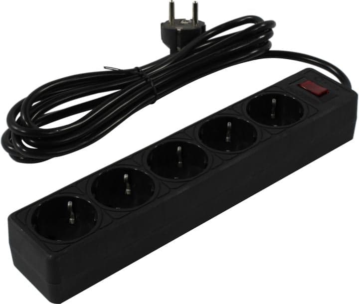 5bites Сетевой фильтр GARDA SP5B-530 5S / 3*0.75MM2 / 3M / BLACK