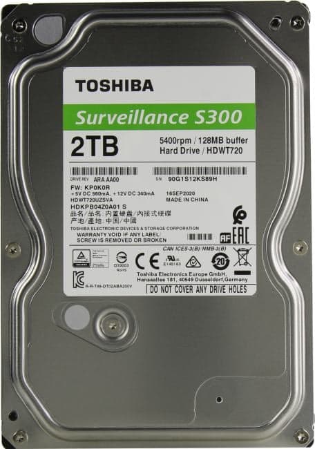 HDD 2 Tb SATA 6Gb/s Toshiba Surveillance S300 <HDWT720UZSVA> 3.5"