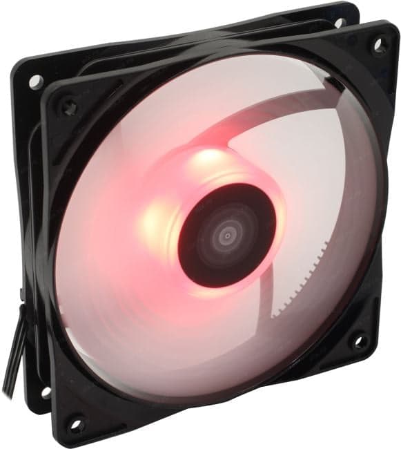 Deepcool <DP-FLED-RF120-RD> RF120R (3пин, Red LED, 120x120x25мм,21.9дБ,1300об/мин)