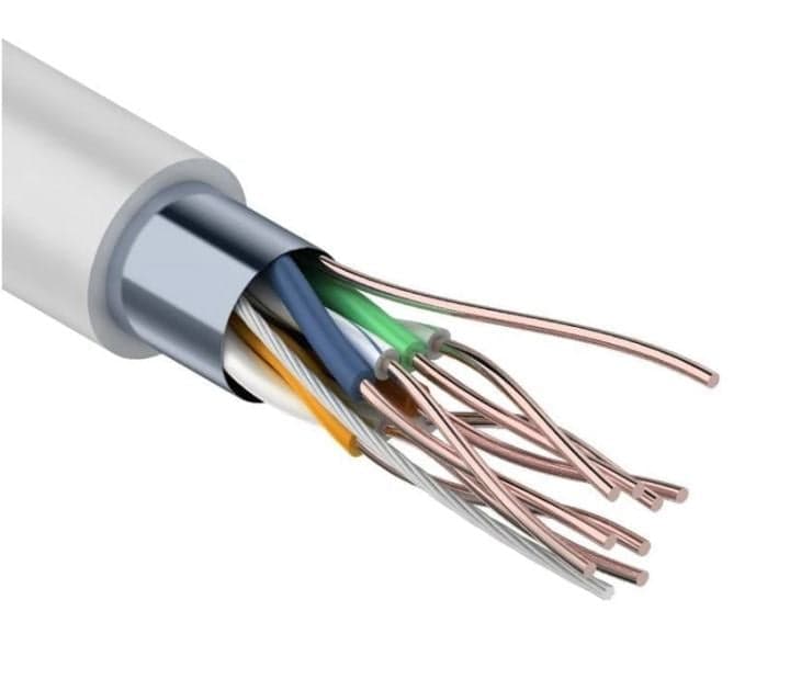 01-0148-3 PROconnect Light Кабель витая пара омедненный, F/UTP, категория 5, PVC, 4PR, 26AWG, внутренний, серый, 305 м