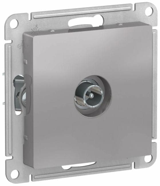 Розетка Systeme Electric ATN000391 AtlasDesign, TV, оконечная, 1DB, механизм, алюминий