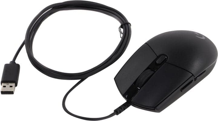 Logitech G102 LIGHTSYNC Black Mouse <910-005823/910-005808> (RTL) USB 6btn+Roll