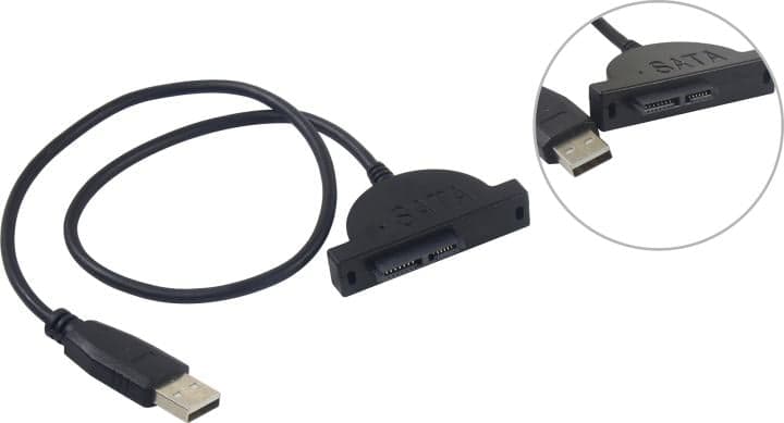 Orient <UHD-302SL> Кабель-адаптер USB20- -> Slimline SATA