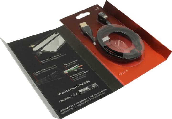 Hama <187221> Кабель Lightning to USB "Gamer" 1.5м U-образный