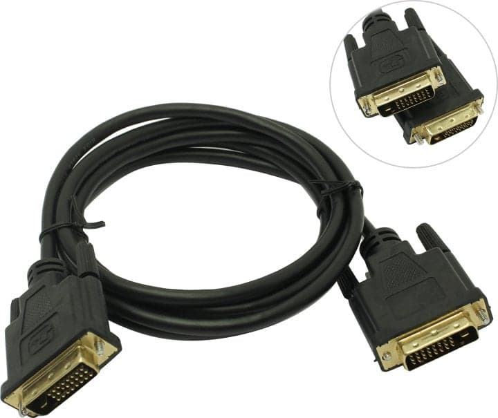 Кабель монитор - SVGA card DVI-D Dual Link (25M -25M) 1.8/2м