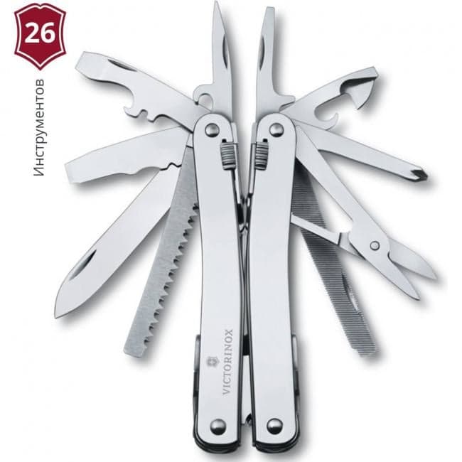 Мультитул Victorinox SwissTool Spirit X (3.0224.N) 105мм 26функц. серебристый подар.коробка
