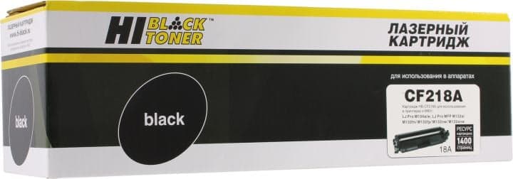 Тонер-картридж Hi-Black HB-CF218A (№18A) Black для HP LJ Pro M104/M132