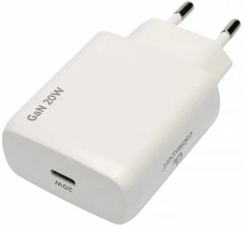 MP3A-PC-59 Зарядное устройство Cablexpert MP3A-PC-59, 20Вт GaN, 3А, QC4.0/PD, 1xType-C, белый, пакет
