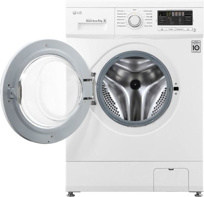 LG <F10B8LD7> Стиральная машина (5 кг, фронтальная, узкая, 1000 об/мин, инверторная, прямой привод)