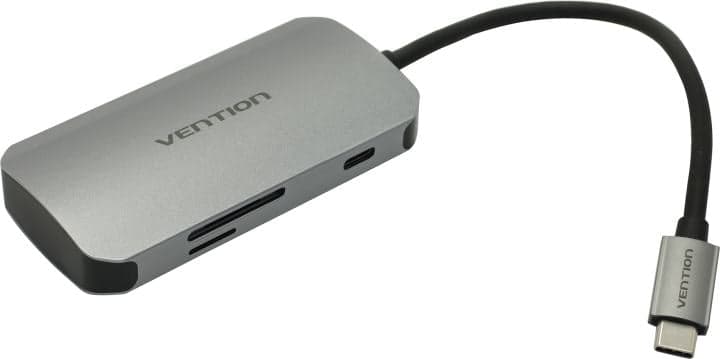 Vention <TNHHB> 3-port USB3.0 Hub + SD/microSD Card Reader