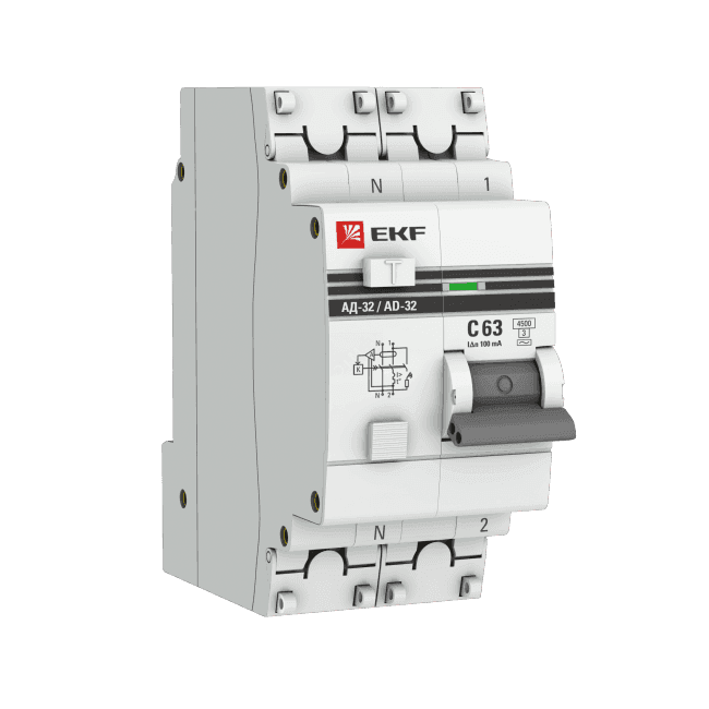 EKF PROxima AD-32 <DA32-40-30-pro> Автоматический выключатель (1P+N, 40A)