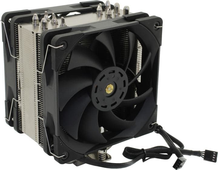 Thermalright <TRUE-SPIRIT-120 rev.B Plus> Cooler (4пин, 1155/2011/2066/AM4, 29.6дБ,1850об/мин,Cu+тепл.трубки)