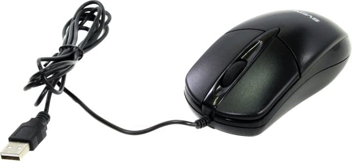 SVEN Optical Mouse <RX-112 Black> (RTL) USB 3btn+Roll
