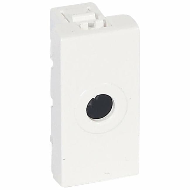 Кабельный вывод Legrand 077552 - Программа Mosaic - для провода 8 мм, 1 модуль, белый