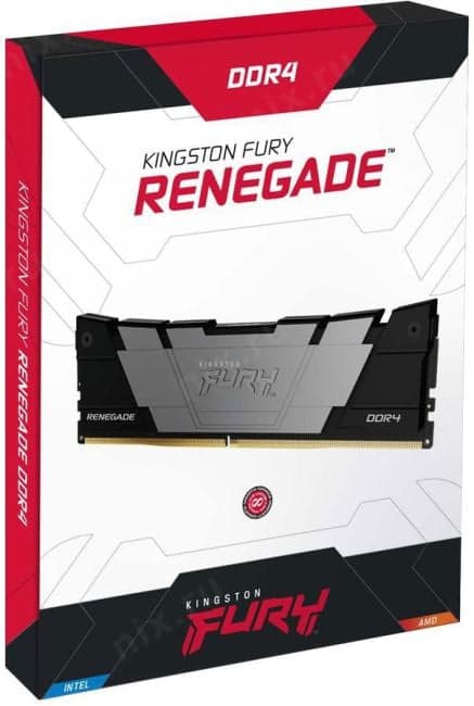 Kingston Fury Renegade <KF432C16RB2K4/128> DDR4 DIMM 128Gb KIT 4*32Gb <PC4-25600> CL16