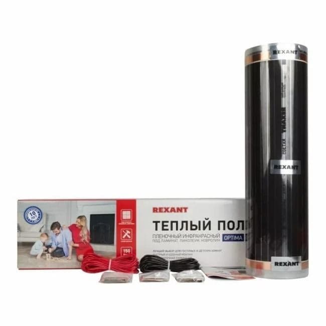 51-0501-7 Пленочный теплый пол REXANT Optima 150,1 м2,0.5х2 м,150 Вт