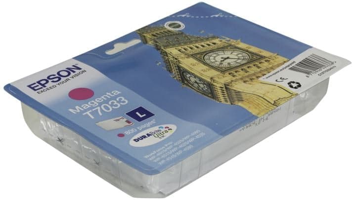 Картридж T7033 <C13T70334010> Magenta для Epson WorkForce Pro WP-4015/4025/4095/4515/4525/4535/4545/4595