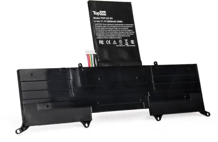 TopON TOP-AC-S3 Acer Aspire S3 Ultrabook Series. 11.1V 2600mAh 29Wh. PN: AP11D4R, BT.0030.