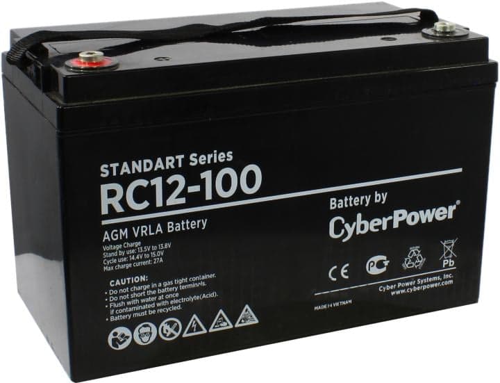 Аккумулятор CyberPower RC12-100 (12V, 100Ah)