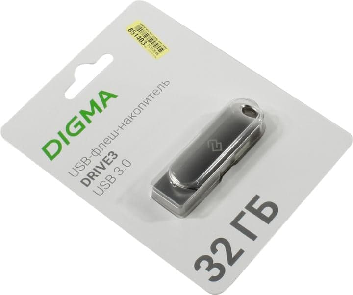 Digma <DGFUM032A30SR> USB3.0 Flash Drive 32Gb <1927129>