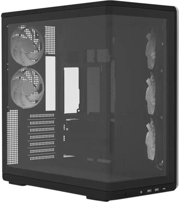 P60 Black корпус ZALMAN P60, ATX, BLACK, WINDOW, 2x3.5", 3x2.5", 1xUSB TYPE-C, 2xUSB3.0, SIDE 3x120mm ARGB, REAR 2x120m