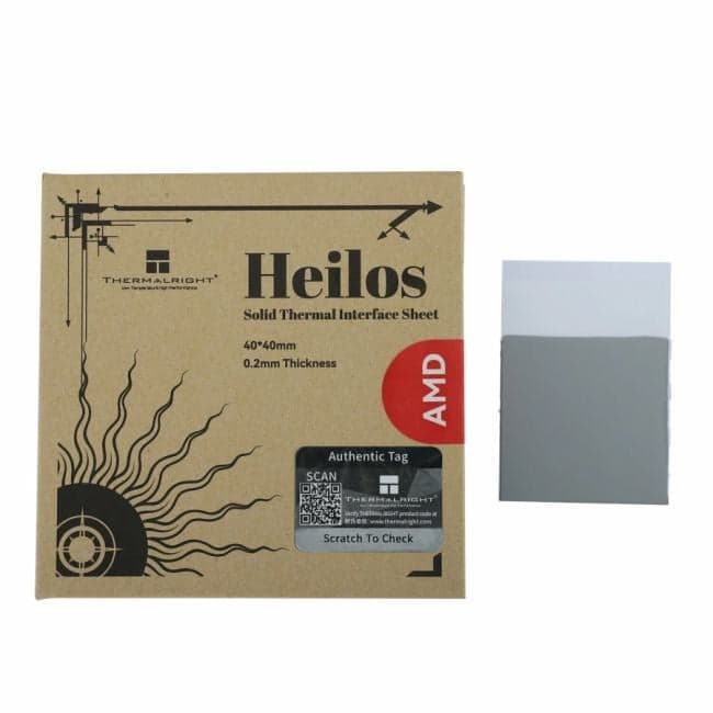 HEILOS-4X4-AMD Термоинтерфейс Thermalright Heilos AMD 40x40 мм, толщина 0.2 мм, 8.5 Вт/(м·K)