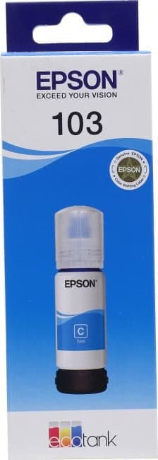 Чернила Epson T00S24A Cyan (65мл) для EPS L1110/3100/3101/3110/3111/3150/3151/5190