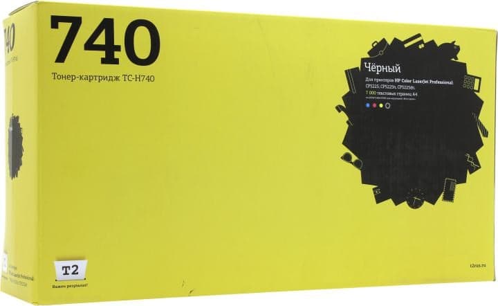 Тонер-картридж T2 TC-H740 Black для HP LJ Pro CP5225/5225n/5225dn