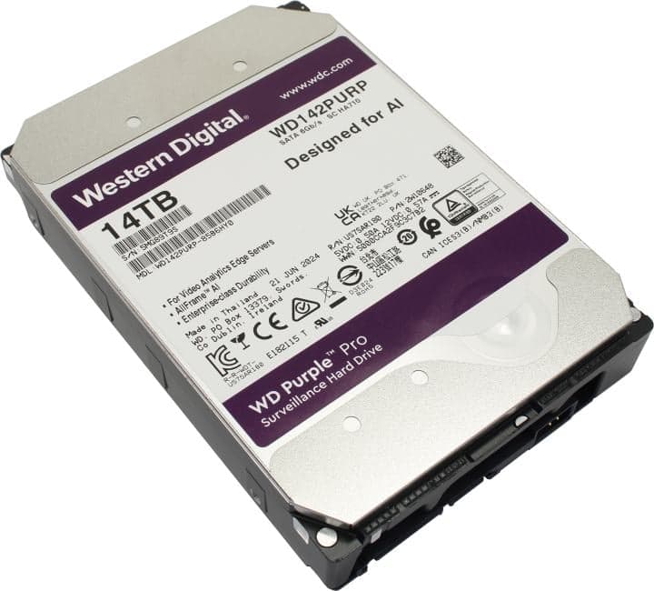 HDD 14 Tb SATA 6Gb/s Western Digital Purple <WD142PURP> 3.5"
